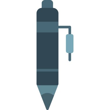 Kalem. Web simgesi basit illüstrasyon