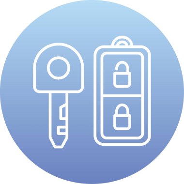 kilit simgesi, vektör illüstrasyonu