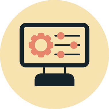 ağ vektör simgesi modern illüstrasyon