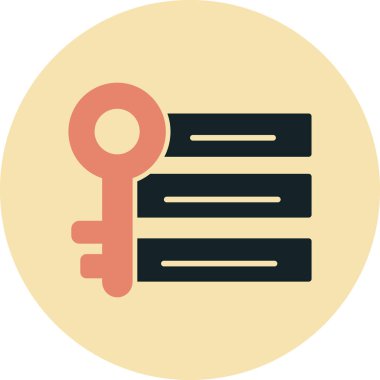 Belge. Web simgesi basit illüstrasyon