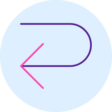 Ok. Web simgesi basit illüstrasyon