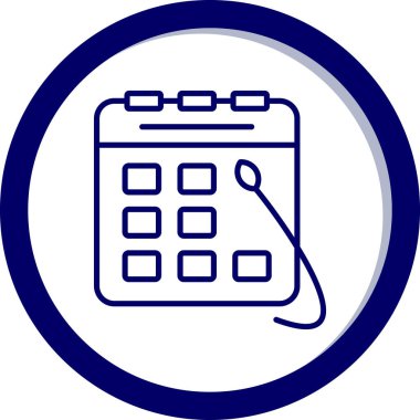 Telefonunuz var. Web simgesi basit illüstrasyon