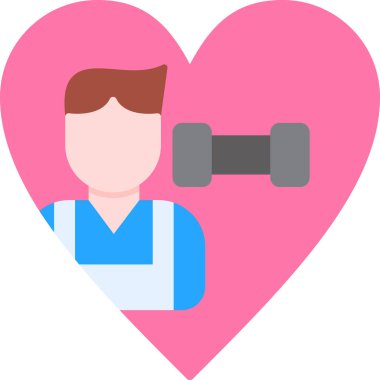 Kalp. Web simgesi basit tasarım