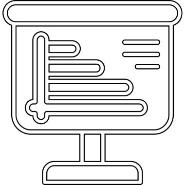 Modern bir simgenin vektör illüstrasyonu