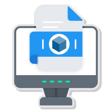 bilgisayar simgesi, vektör illüstrasyonu