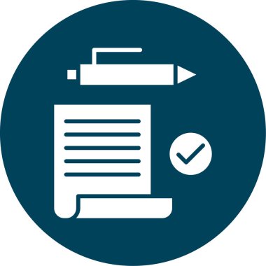 Kontrol listesinin vektör simgesi