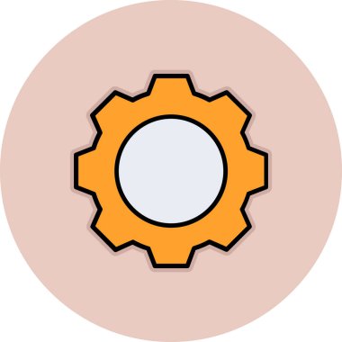 Simge Moda Biçimi İzole Arkaplanda Ayarlanıyor