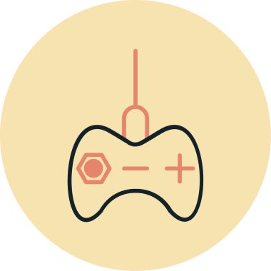 oyun denetleyici simgesi vektör çizimi