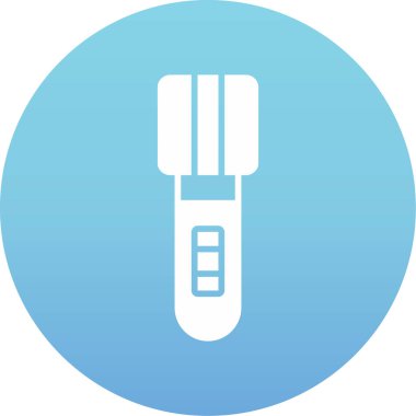 Modern b 'nin vektör illüstrasyonu simge termometresinden yoksun