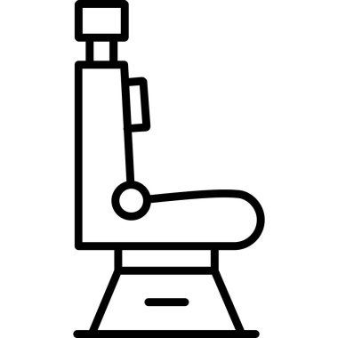 Mikroskop. Web simgesi basit illüstrasyon