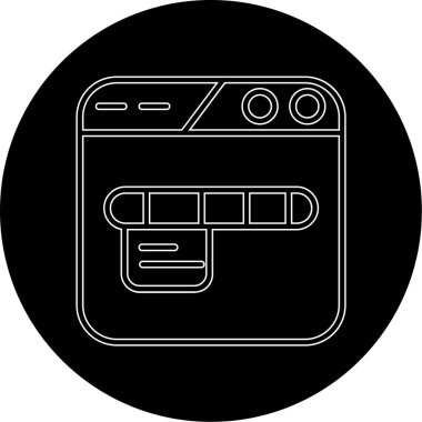 Modern b 'nin vektör illüstrasyonu eksik simgesi