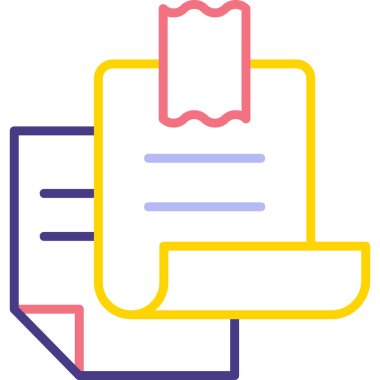 Kitap. Web simgesi basit illüstrasyon