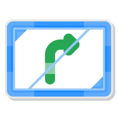 yol bariyeri ikon vektör izometrik illüstrasyon