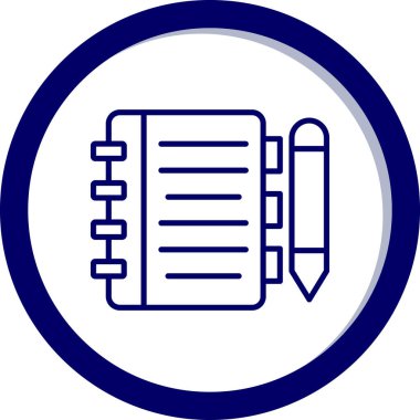 Belge. Web simgesi basit illüstrasyon