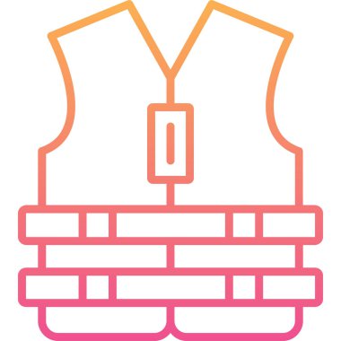 önlük modern simge, vektör illüstrasyonu