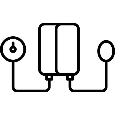 Klima çizgisi simgesi, taslak biçim