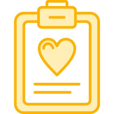 Kalp. Web simgesi vektör illüstrasyonu