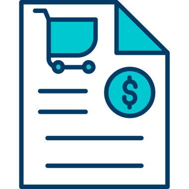 Dolar banknot vektör resimli alışveriş arabası