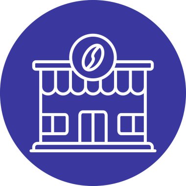 Çatısı olan binanın vektör simgesi