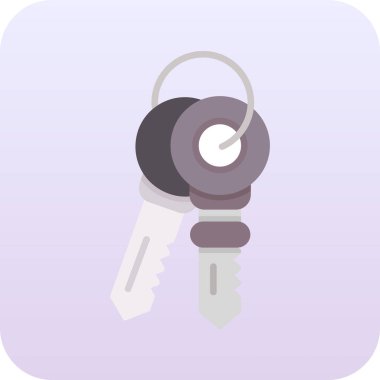 Anahtarları web simgesi, vektör çizim