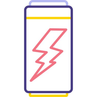 Batarya ikonu vektörü. özet vektör işareti