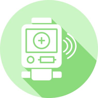 smartwatch simgesi, vektör illüstrasyonu basit tasarım