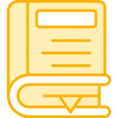 kitap web simgesi basit vektörü