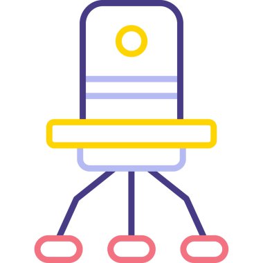 uydu web simgesi basit illüstrasyon