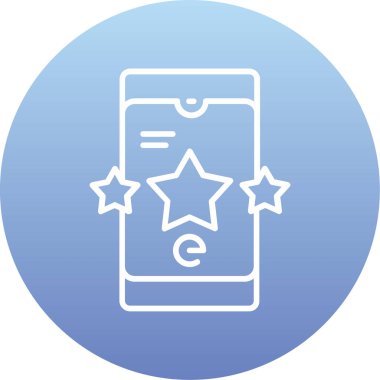 yıldız simgesi vektör illüstrasyonu