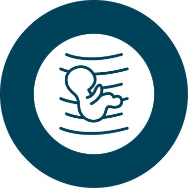 bebek sembolü vektör simgesi. biçim düz sembol, yumuşak mavi renk, yuvarlak açılar, beyaz arkaplan