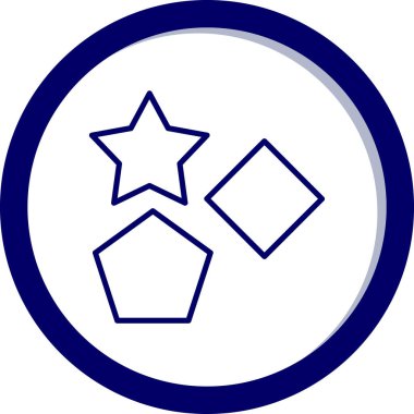 yıldız simgesi vektör illüstrasyonu