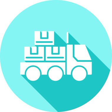 Tren simgesinin vektör illüstrasyonu