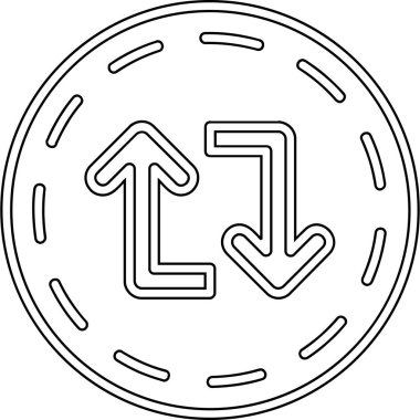 ok simgesi vektör illüstrasyonu