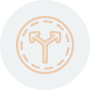 Modern bir simgenin vektör illüstrasyonu