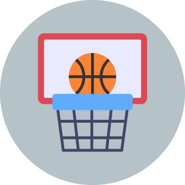 Basketbol oyunu simgesi - taslak biçimi