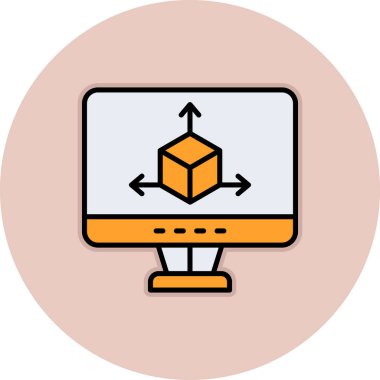 Web simgesi vektör illüstrasyonu