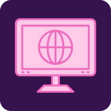 izleyici ikon vektör illüstrasyonu