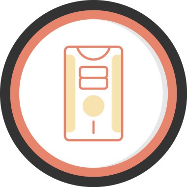 Giysi. Web simgesi basit illüstrasyon