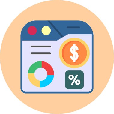 mobil bankacılık düz ikon vektör illüstrasyon tasarımı