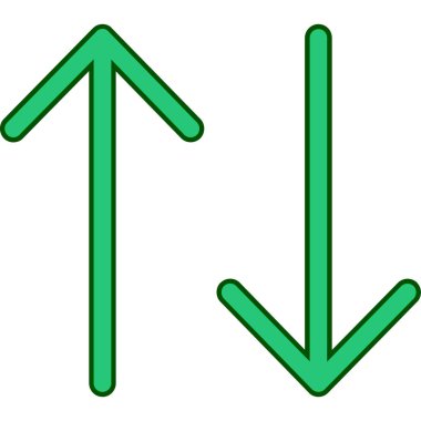 Oklar. Web simgesi basit illüstrasyon