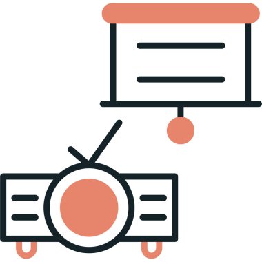 Bir tren simgesinin vektör illüstrasyonu