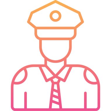 officer icon vector illustration