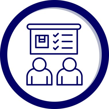 iş simgesi vektör illüstrasyonu