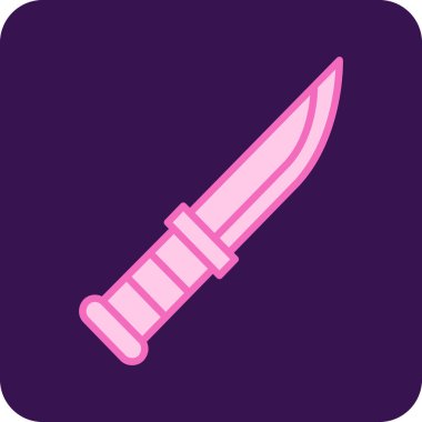 bıçak simgesi vektör illüstrasyonu