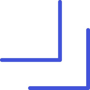 Düz biçimli ok aşağı yön simgesi