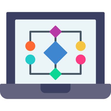 Web tasarım vektörü simgesi