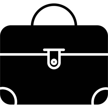 çanta valiz seyahat simgesi Katı stil