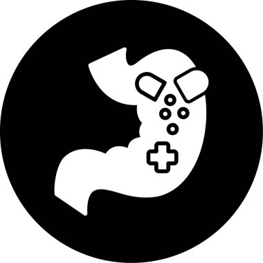 Tıbbi bir simgenin vektör illüstrasyonu