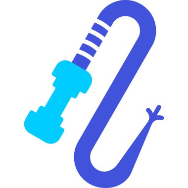 Tek bir izole simgenin vektör illüstrasyonu