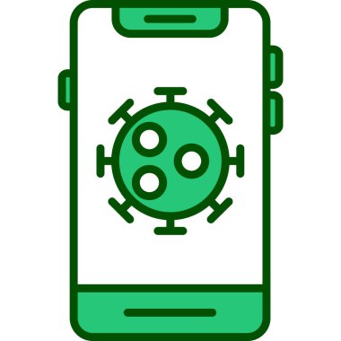 akıllı telefon simgesi vektör illüstrasyonu